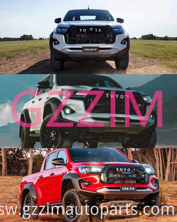 Kitengo cha mwili cha michezo cha juu cha Hilux Revo Rocco 2023+